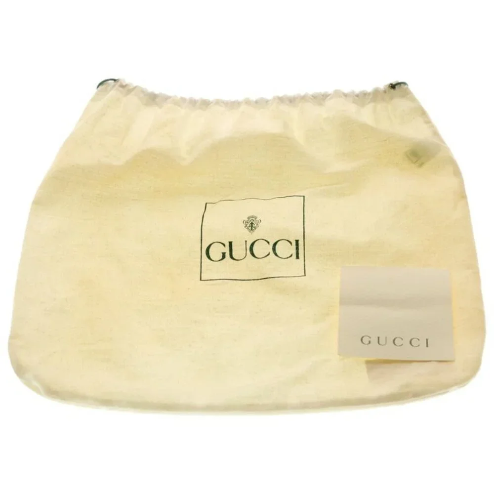 Gucci Bamboo Leather Backpack Black - Picture 6 of 6